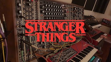 Stranger Things Theme - Juno 60, Modular Synthesizer & Nord Lead / Electro