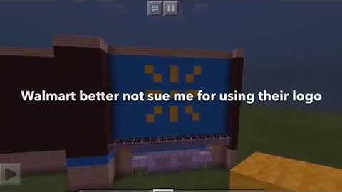 Building a Walmart In Minecraft (Part 1)