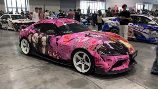 Toyota GR Supra with Anime Wrap at Shenzhen Auto Show | Exterior Walkaround