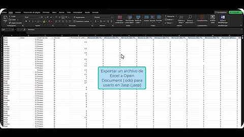 Migrar una base de datos desde Excel a Jasp