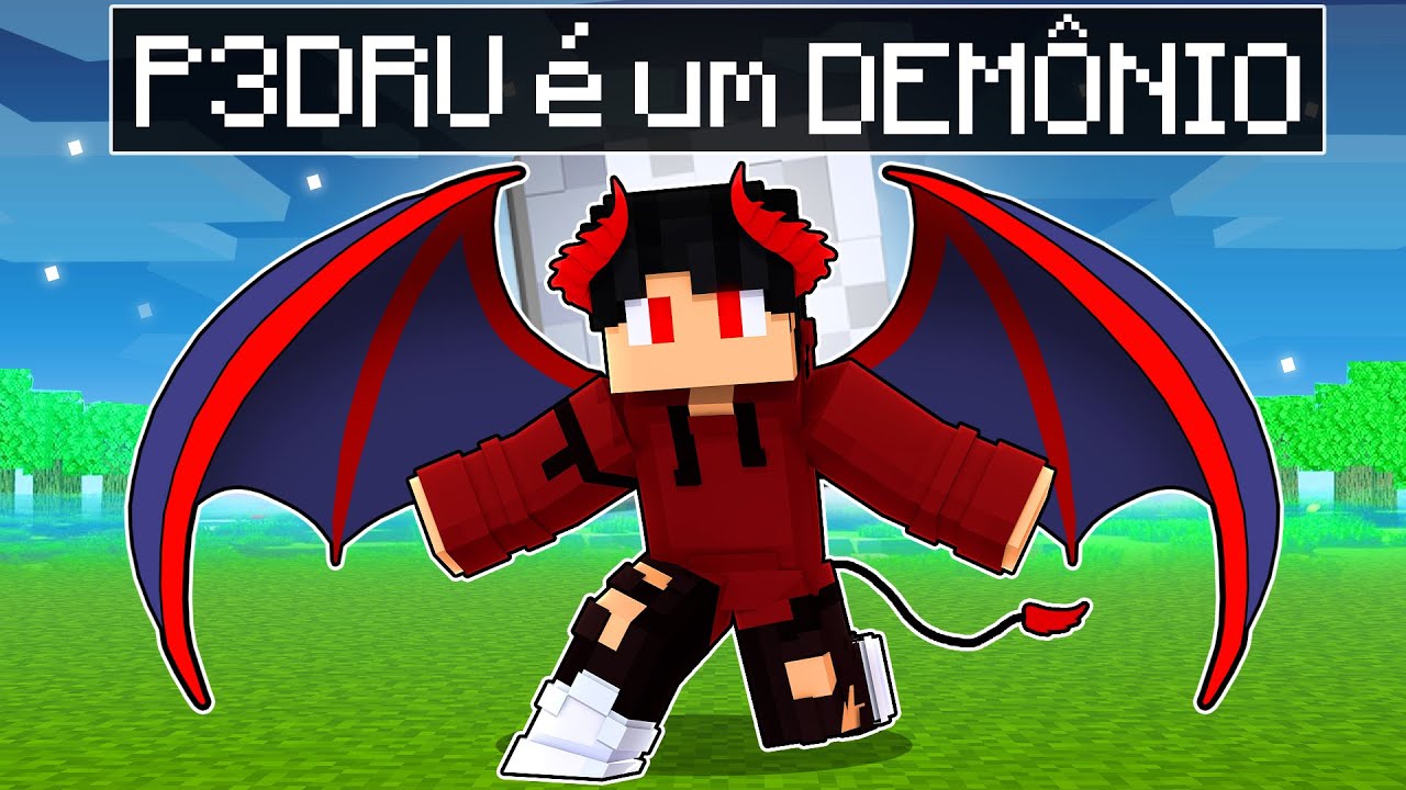 P3DRU virou um DEMONIO no Minecraft