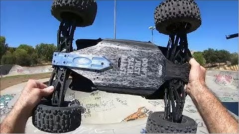 "Simple Budget Upgrade"  ARRMA KRATON 6s EXB V2 Chassis Skid Brace!!!