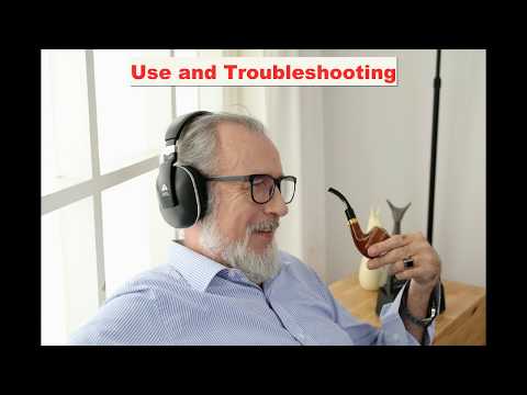 ARTISTE ADH300 Wireless TV Headphones Use and Troubleshooting Video