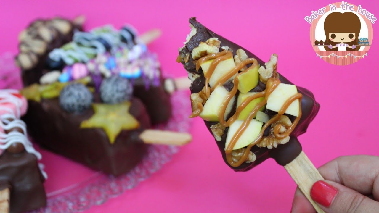 PALETAS DE PAY DE QUESO CUBIERTAS CON CHOCOLATE | CHEESECAKE POPS