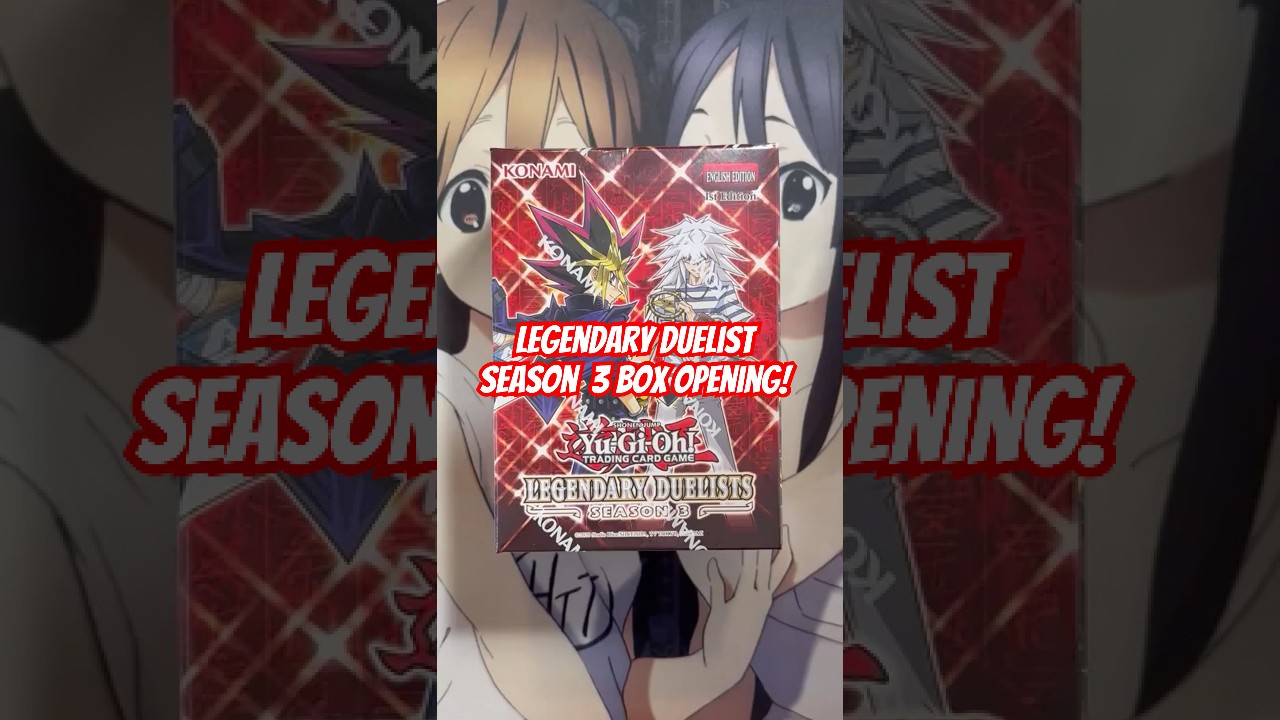 Opening My Yugioh Legendary Duelists Season 3 Box - YouTube