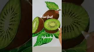 How To Drawing Rialistic Kiwi Fruit In Pencilhow Peinting Kiwi In Coloured Pencilsketchtutorial