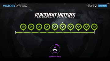 Overwatch - Wining all CTF placement matches - PLAYING WITH tejbz