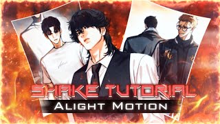 Stretch axis Shake Tutorial for Alight motion | Quick 4k tutorial 🔥 | #lookism #lookismedit #anime 