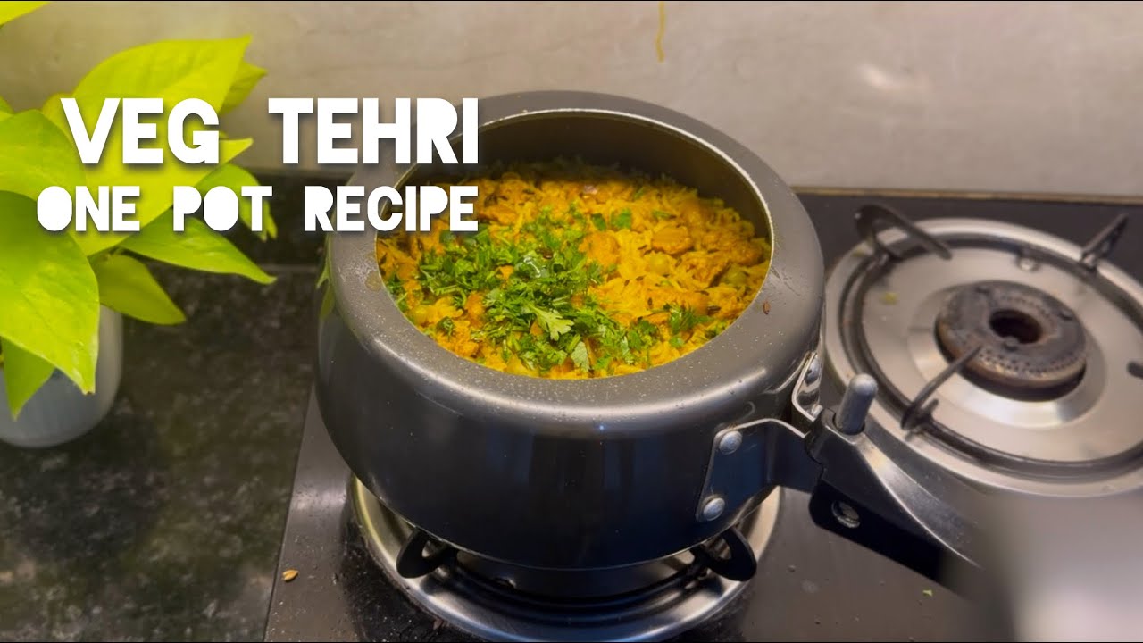 Veg Tehri | Easy One Pot Rice Recipe | UP-Bihar Style Comfort Food 💛 ...