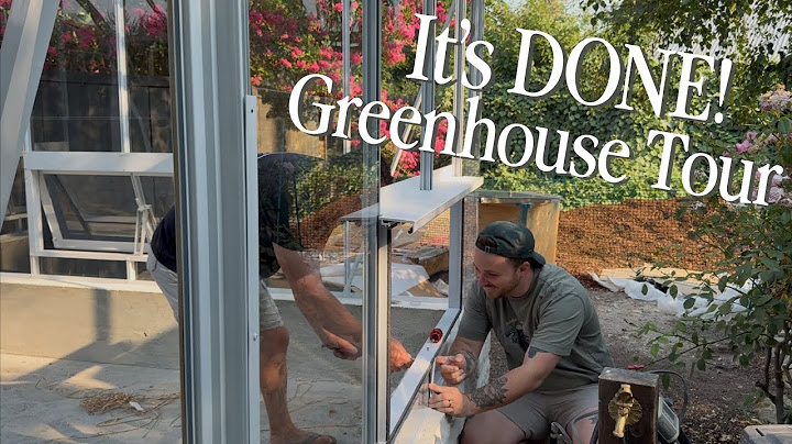 The Greenhouse Is FINISHED! I Can’t Believe We Did It😍 || Visit Our Garden