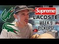 SUPREME X LACOSTE PICKUPS! FLASK + BAGS & MORE