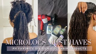 My Microlocs are thriving! Hair Products I&#39;ve been loving | TyKara Ann