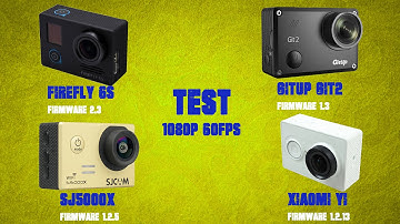 Gitup Git2 vs Firefly 6s vs Xiaomi Yi vs SJ5000X
