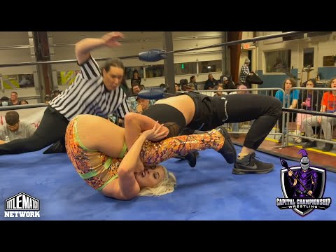 Renegade Twins vs Heather Monroe & Ray Lyn (Women's Wrestling) CCW   "Battle of the Throne"