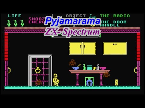 Видео: "Pyjamarama" | ZX Spectrum прохождение игры