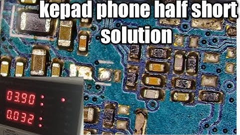 lava keypad phone dead half shorting solution