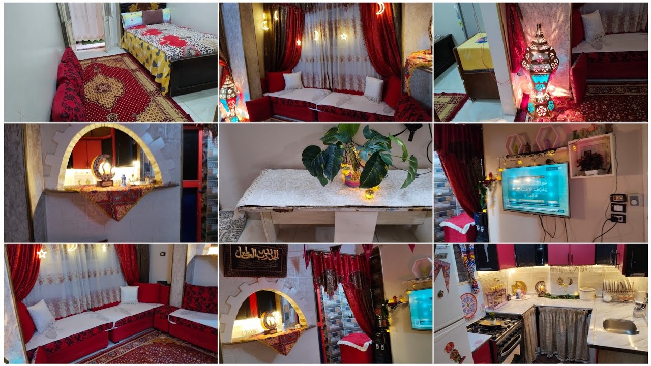 و اخیرا فرشت زينة رمضان 2026 -🌛أقوى تجديدلليفنج والرسبشن لرمضان افكار بسيطه حتى لو بيتك بسيط 🛖