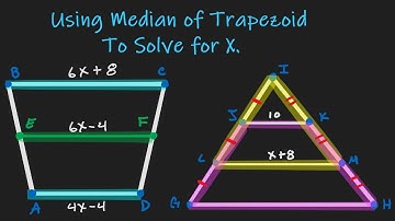 Median of trapezoid - How to quickly solve for x.