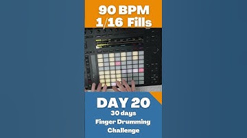 day 20 - 30 days finger drumming challenge / Push 2