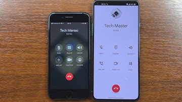 Apple iPhone 7 and OnePlus 8T Call Each Other. Incoming & Outgoing Calls (iOS 15 vs Android 12)