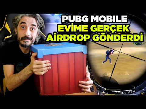 PUBG MOBİLE EVİME GERÇEK AİRDROP GÖNDERDİ !!!