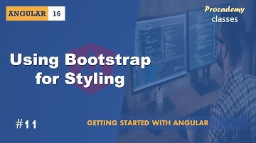 #11 Bootstrap gebruiken voor styling | Angular-componenten en -richtlijnen | Een complete Angular...