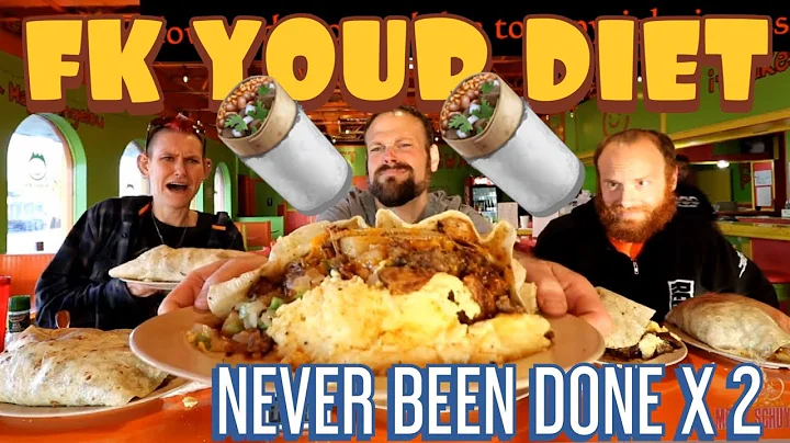 Fk Your Diet (yes the place is called that) DOUBLE CHALLENGE | NEVER BEEN DONE | MOM VS FOOD | HOT!!