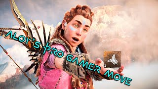Horizon Forbidden West - PRO GAMER MOVE - Aloy, &quot;Got your tail!&quot;, vanishes