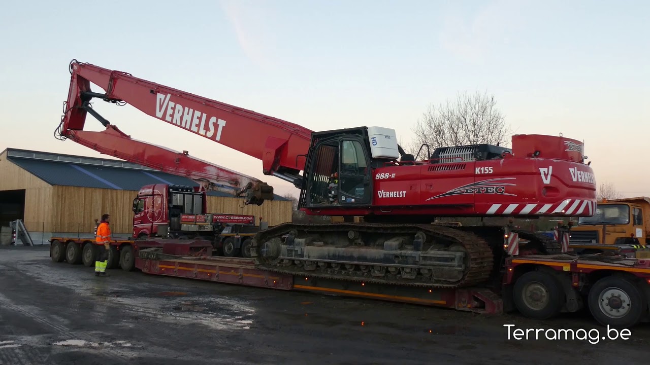Transport |Exceptionnel | Special | XXL | SCANIA| ETEC 888 Demolition crane | Jan Coesens transport
