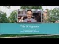 Module 6 – Title IX Appeals