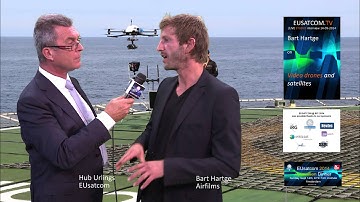 Video drones and satellites: Bart Hartge at EUsatcom 2014 /LIVE