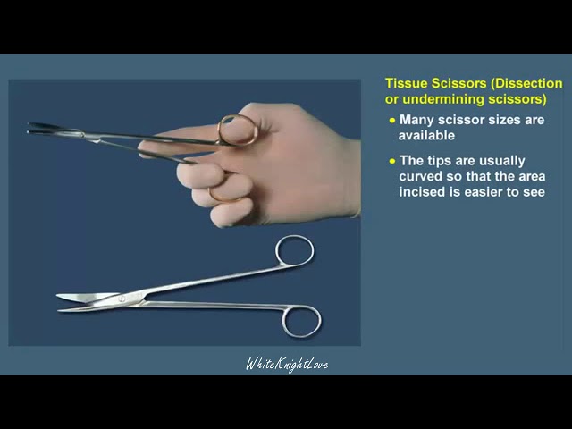 Instrument Handling: Scissors  UW General Surgery Technical and