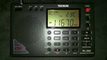 Radio Habana Cuba - 11670 KHZ - Tecsun PL 380