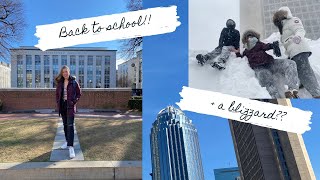 SPRING 2022 WEEK IN MY LIFE at NORTHEASTERN + journalism project and my first blizzard!!