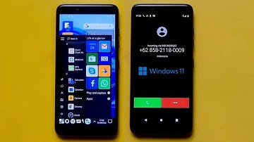 Turn into windows 11 Mobile Phone incoming call