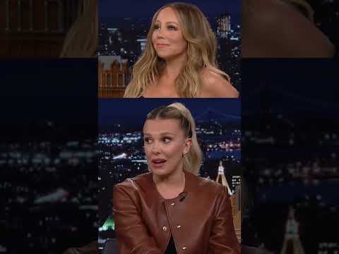 #MariahCarey teases a collaboration with #MillieBobbyBrown. #shorts