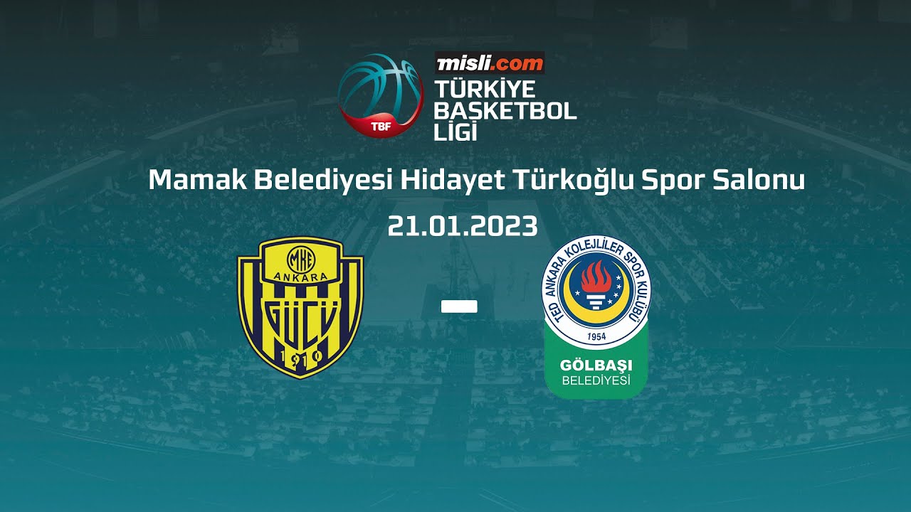 Ankaragücü Mamak Belediyesi - Gölbaşı Belediyesi Ted Ankara Kolejliler misli TBL 16.Hafta