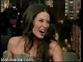 Evangeline Lilly on David Letterman