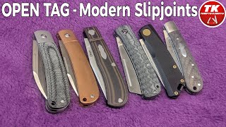 Modern Slipjoint Pocket Knives - Open Tag Response @SlipjointSawyer