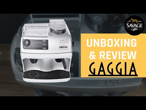 Unboxing & Review Gaggia Syncrony Logic │ Savage Coffee