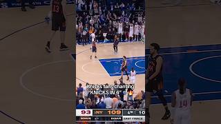 Knicks Fans chanting “KNICKS IN 4”🔥 #nba #basketball #playoffs #knicks #cavaliers #dunk #highlights