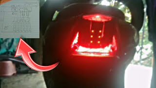 BUAT SENDIRI LAMPU BELAKANG MOTOR YANG LAGI NGETREND