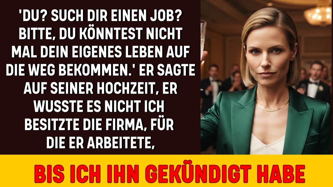 Alles war perfekt – die Lichter, die Blumen, das Lachen der Gäste. Bis mein Bruder Daniel ans Mikrofon trat und vor allen Leuten sagte: „Vielleicht sollte ich sie mit dem Gießen der Pflanzen...