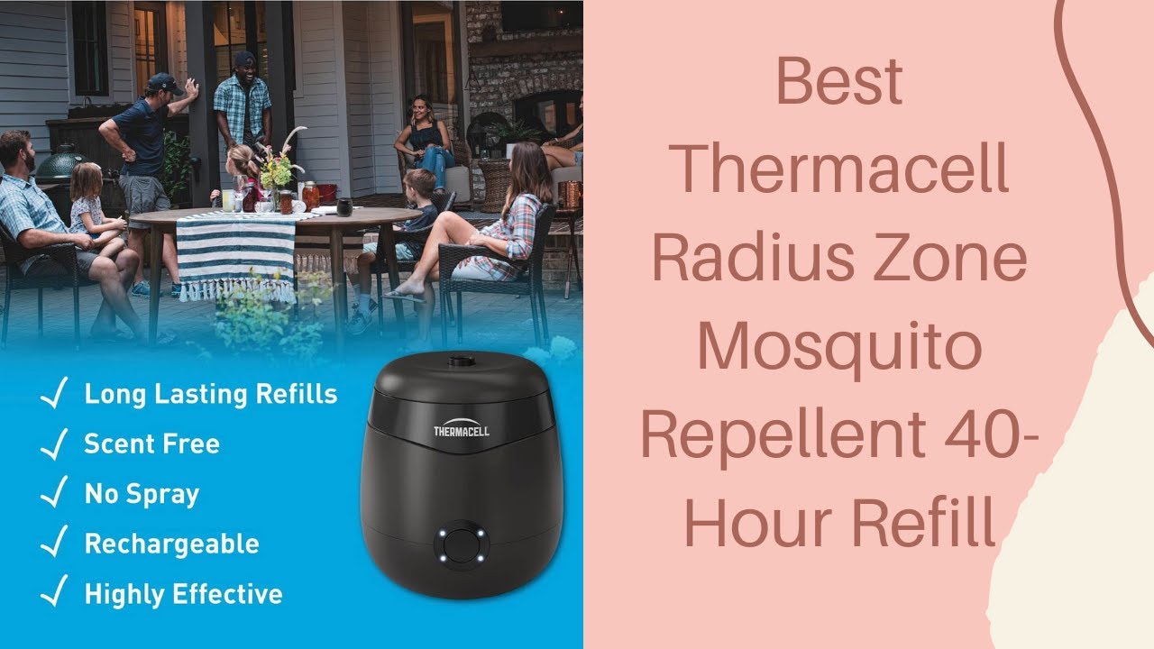 Thermacell Radius Zone Mosquito Repellent 40 Hour Refill YouTube