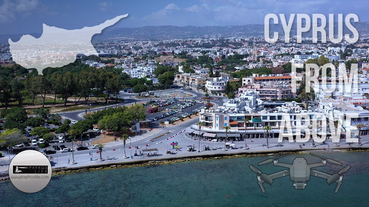 Paphos Seafront From Above - Cyprus May 2023