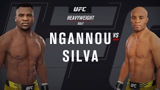 UFC 4 : Francis Ngannou VS Anderson Silva | UFC | (UFC GAMEPLAY)