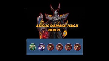 ARGUS 1 HIT DAMAGE BUILD 2024 #shorts #mobilelegends #mlbb #topglobalargus
