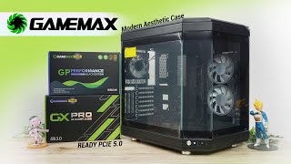 Casing PC Moderen Estetik dan PSU High Quality!! ft. Gamemax Hype + Gamemax GX850 pro