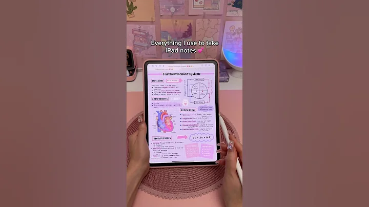 Everything I use to take iPad notes 💕 iPad accessories | apple pencil | digital note taking | study