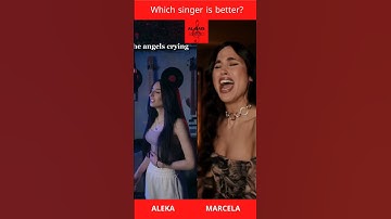 Thumbnail of Which singer is the best? ALEKA × MARCELA - Tattoo #tattoo #alqaismusic #loreen #cover #challenge